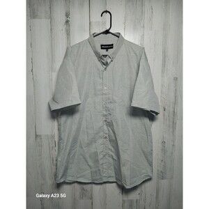 Molokai Surf Co Men's XXL Short Sleeve Button Up Gray
